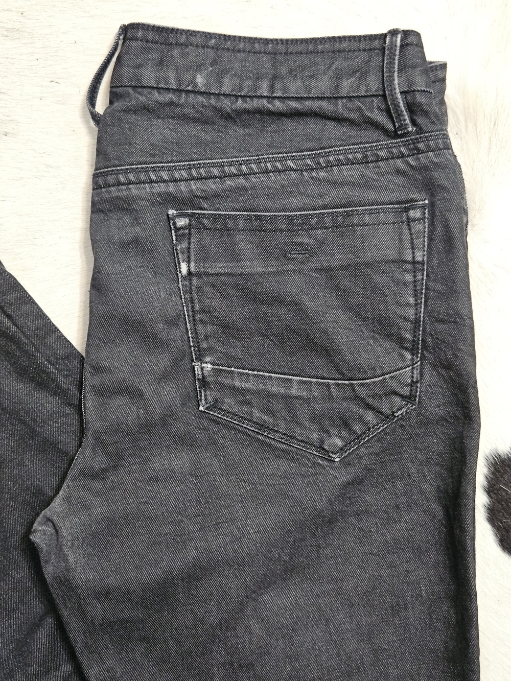 ONASSIS Brand Designer Men's Skinny Jeans in Charcoal Gray - 31x32